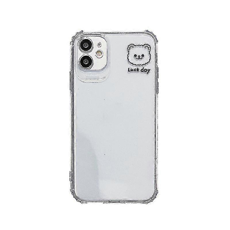 2pcs Soft Transparent Case Compatible With Iphone 12 11 X Xr 8 7 6 Plus