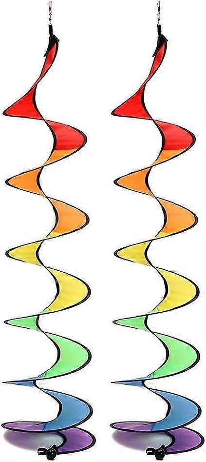 Set of 2 Colorful Wind Chime Tents, UV and Weather Resistant, Colorful