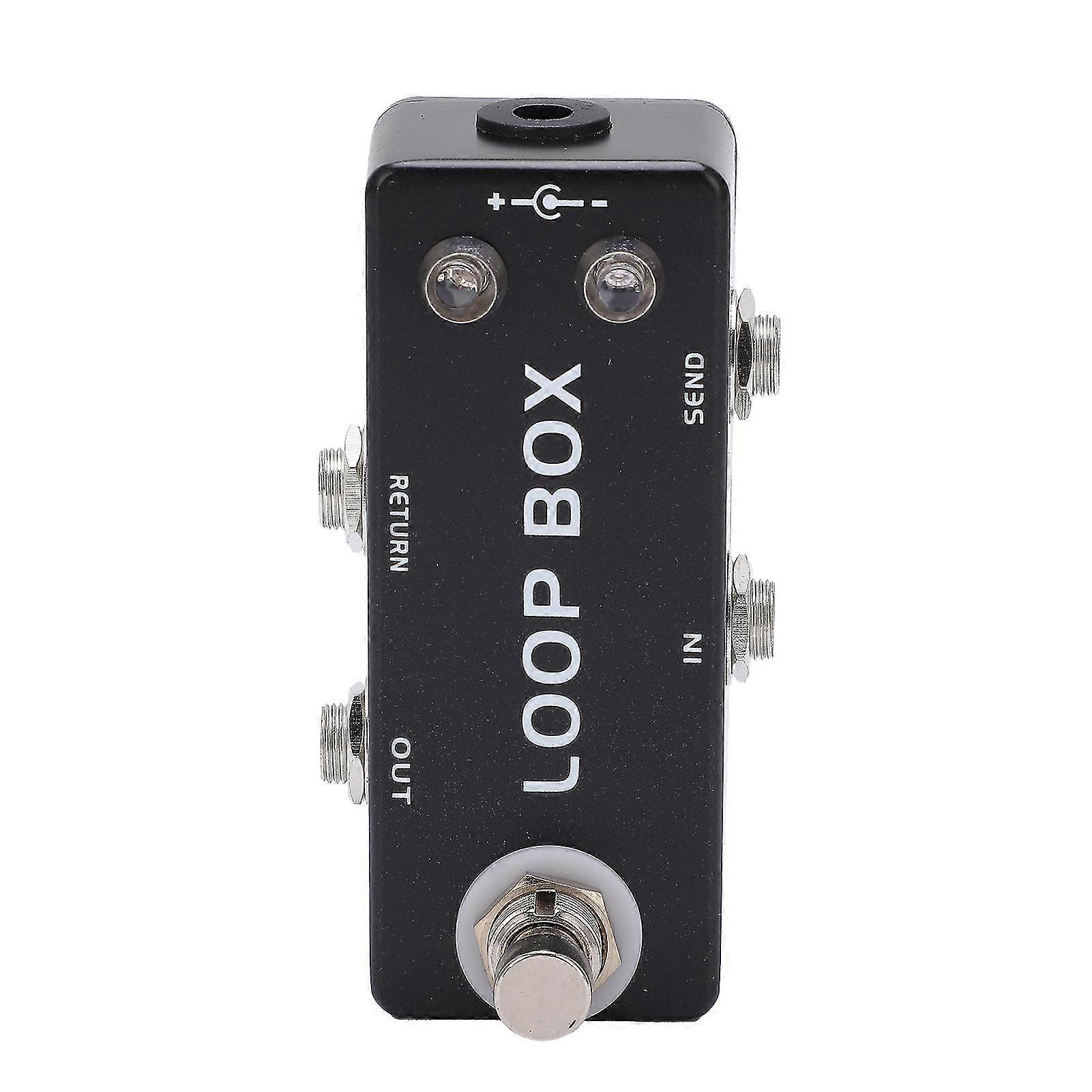 Guitar Loop Effect Mini Pedal for Electric Bass with True Bypass and Channel Selection