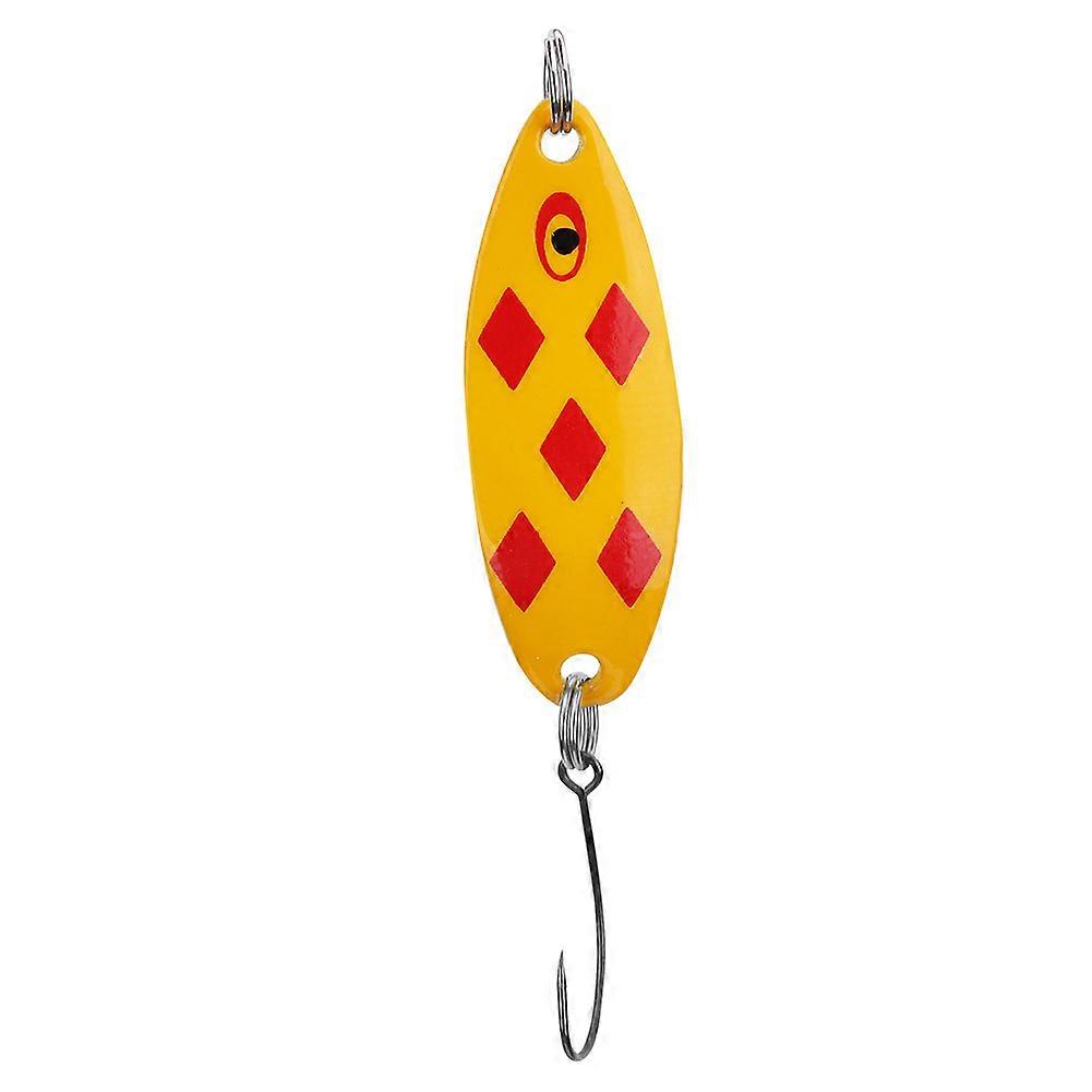 ? Forellenköder Forellenblinker zum Angeln Forellenköder für Forellen3,5 g / 3,4 cm (orangefarbenes Quadrat)