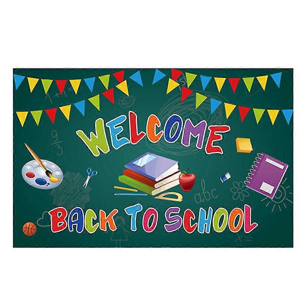 1 Pc Polyester Hanging Banner Back To School Banner Creative Party Backdrop