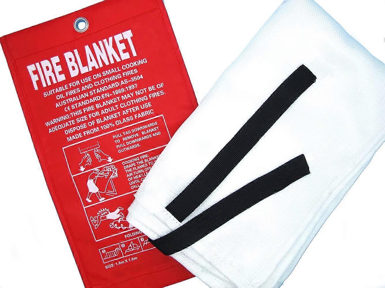 1m x 1m Fiberglass Fire Blanket