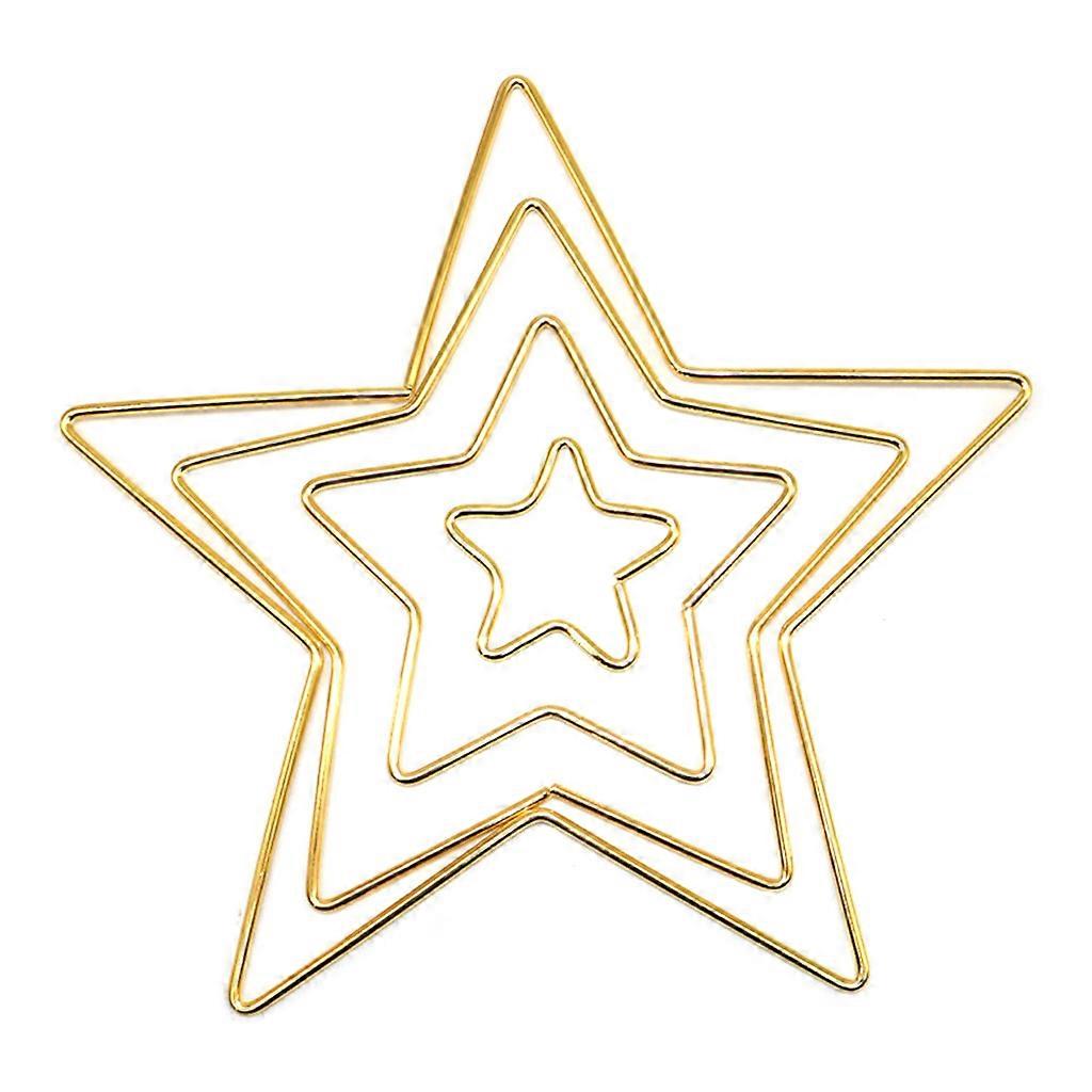 Macramé Amor Corazón Estrellas Luna Aro DIY Atrapasueños Marco Círculo Anillo Metal