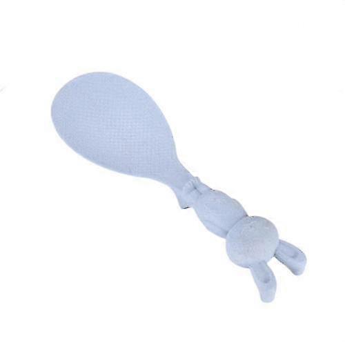 Cuillère de riz de lapin de paille de blé