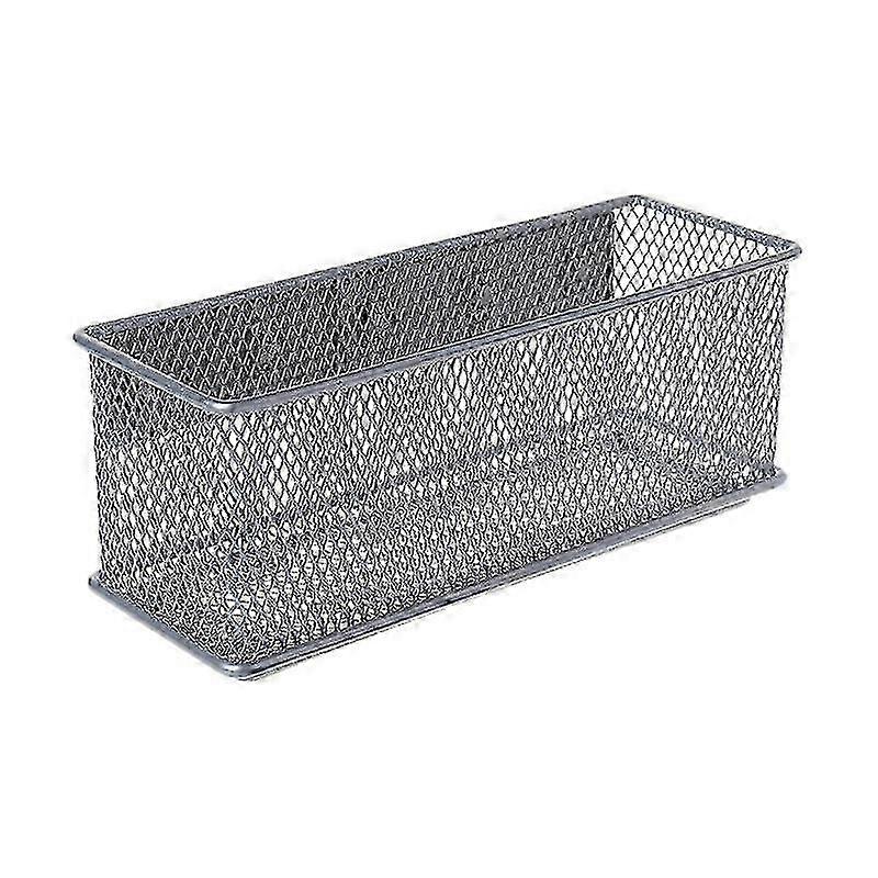 Langlebiger Kühlschrank Wire Mesh Magnetischer Korb Aufbewahrungsbox Stift Make-up Organizer