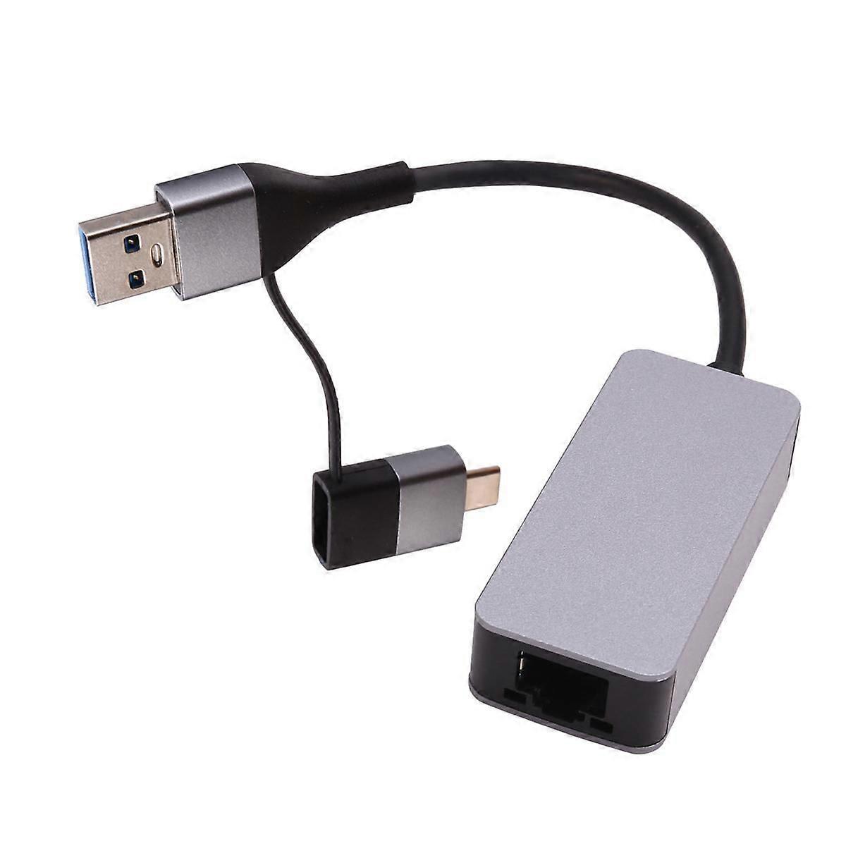 2.5G Ethernet Adapter Type-C USB 3.0 to RJ45 LAN 2500Mbps Network Card 2.5 Gigabit Converter for NA