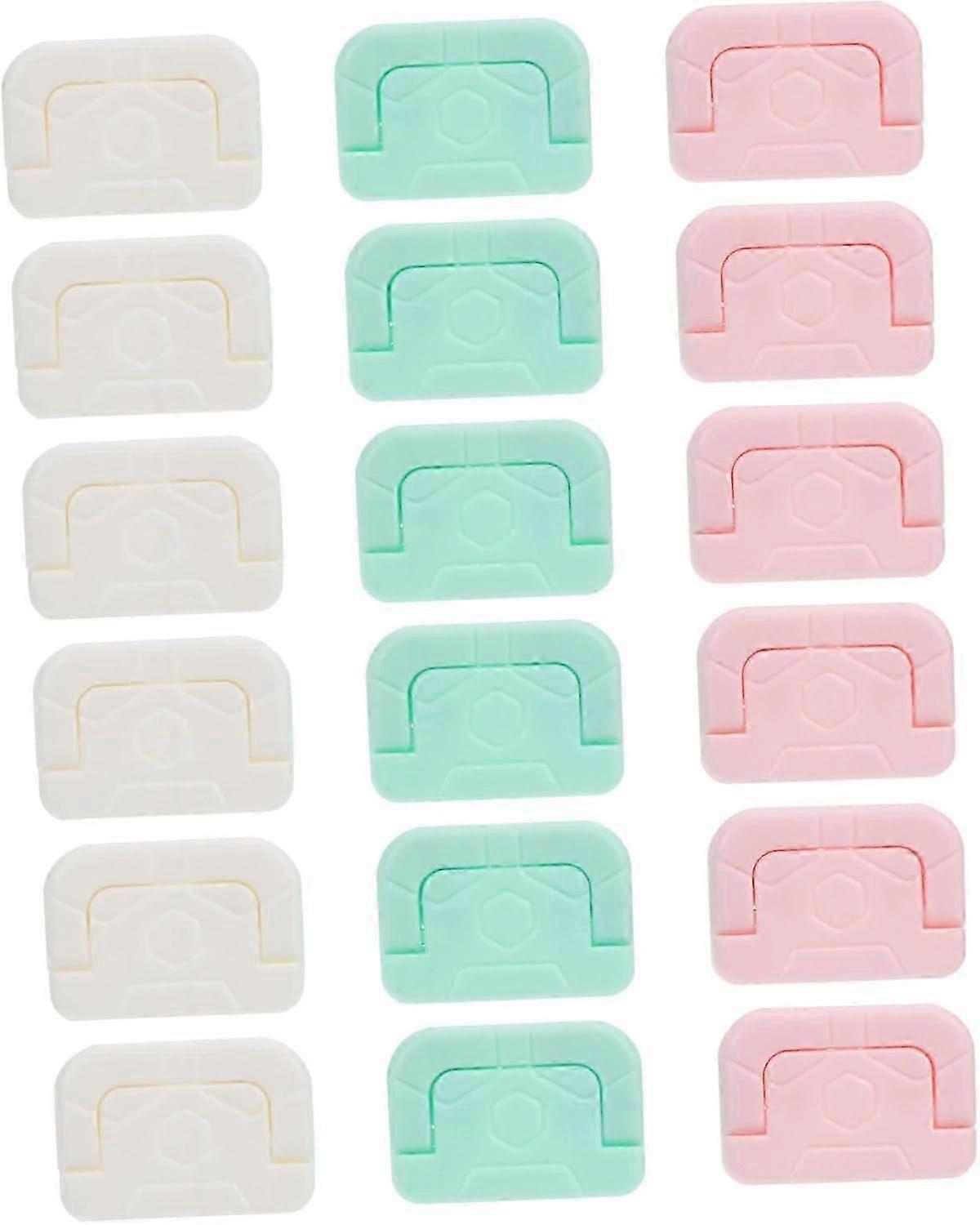 18pcs Socket Protector Caps, Electrical Outlet Covers, Baby Outlet Cap Plugs, Abs Material