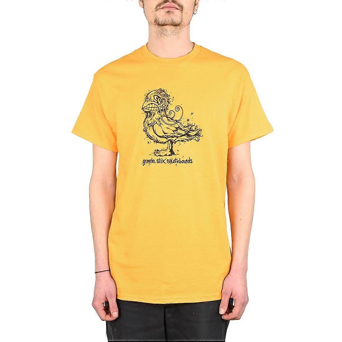 Anti Hero Basic Grimple Pigeon S/S T-paita - kulta/musta