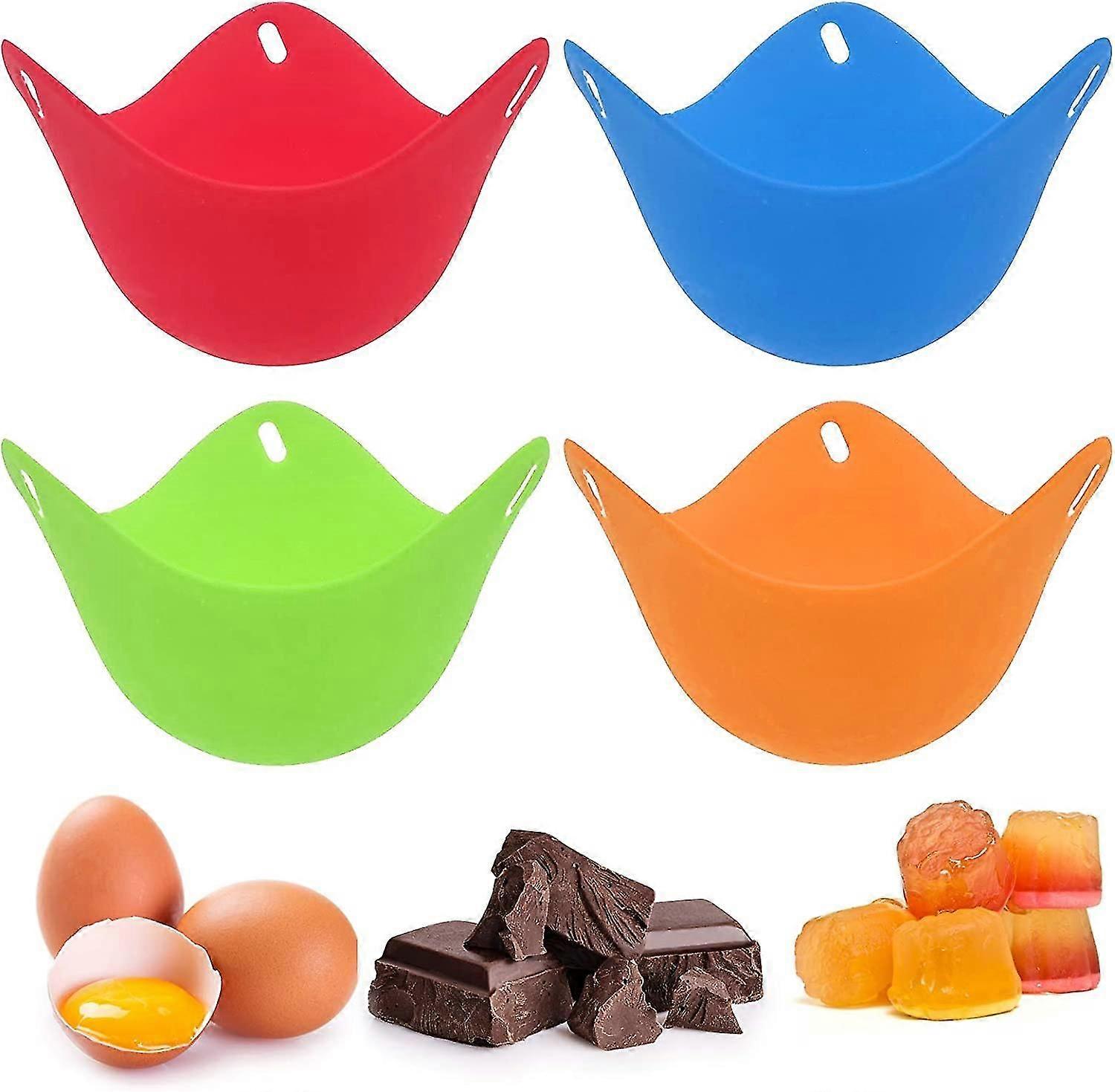 Cooking Eggs, Silicone Egg Poachers, Make Perfect Poached Eggs In Minutes,4368
