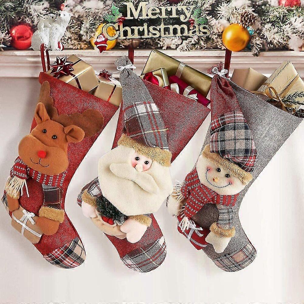 Christmas Stocking Christmas Three-dimensional Stocking Christmas Gift Bag