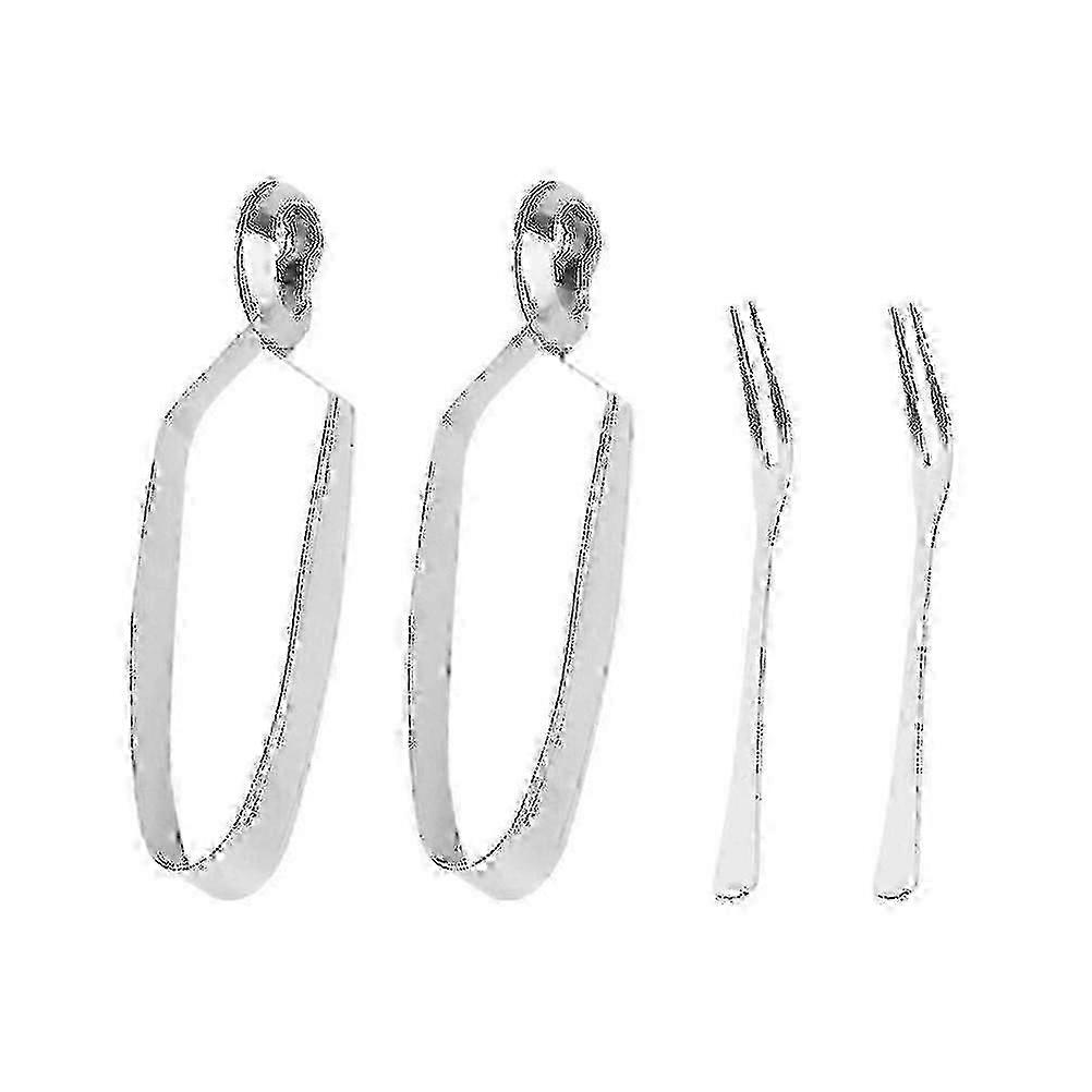 4 Pcs Stainless Steel Set Eating Snail Fork Snail Utensils Cocktail Forks Escargot Serving Tongs Snail Tong Fork Set