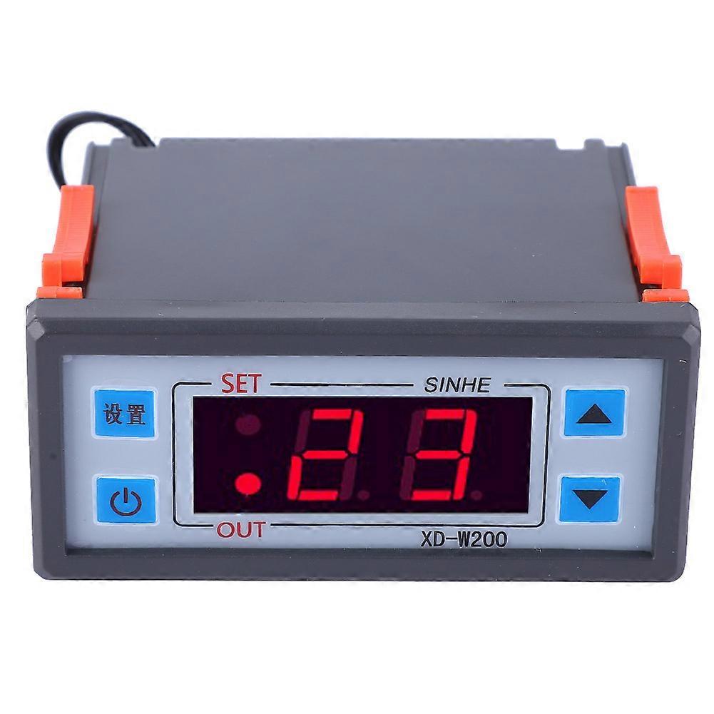 XD-W200 Digital Thermostat Adjustable Temperature Controller LCD Display (220V)