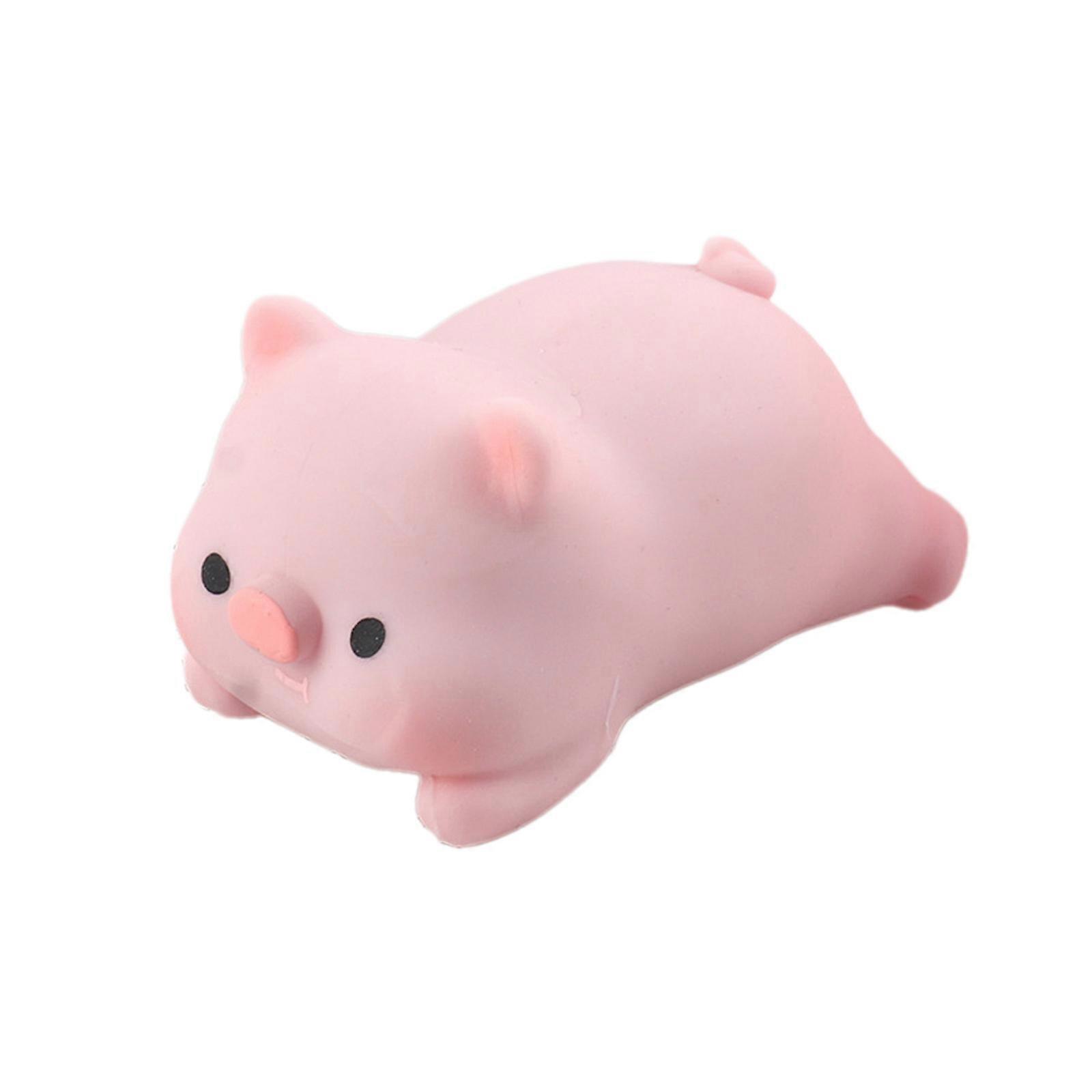 Squeezable Toy TPR Piggy Stretchy Animal Toy Soft Decompression Toy Stress Relief Fidgets Autisms Favor Hand Squeeze Toy