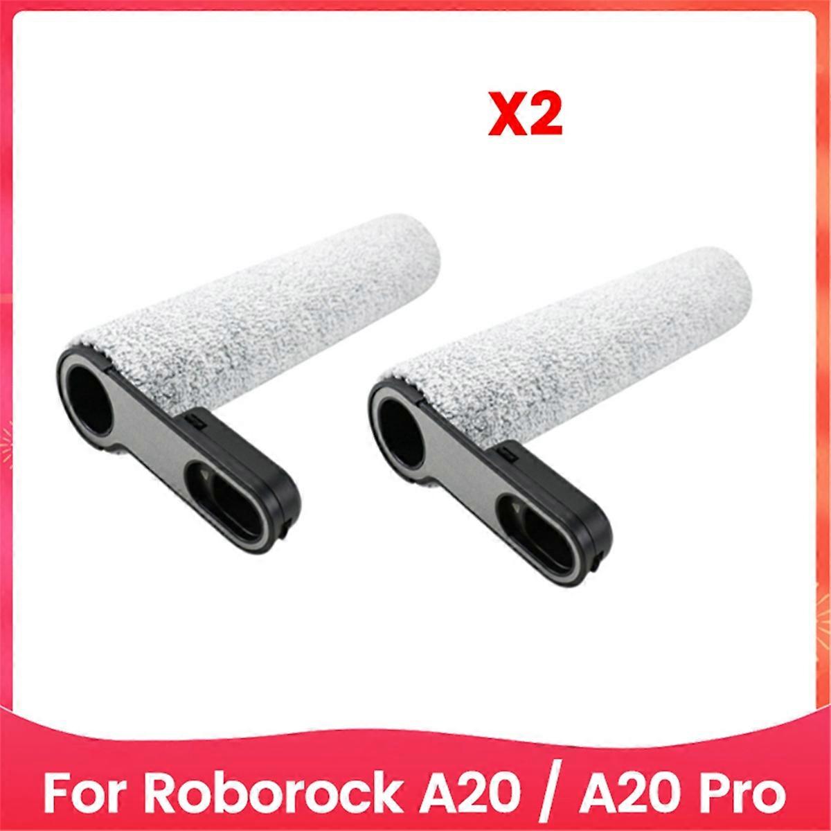 2PCS Main Roller Brush for A20 / A20 Pro Wet Dry Vacuum Cleaner Main Brush Sweeper Replacement Part