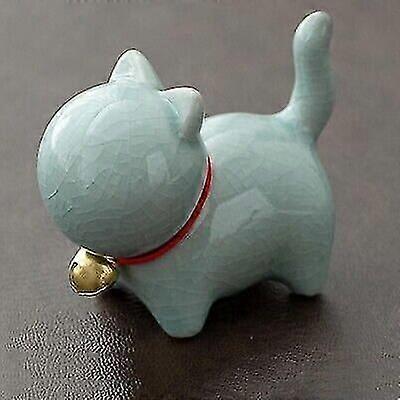 Keramisk søt katt figur mikro landskap dyr te kjæledyr