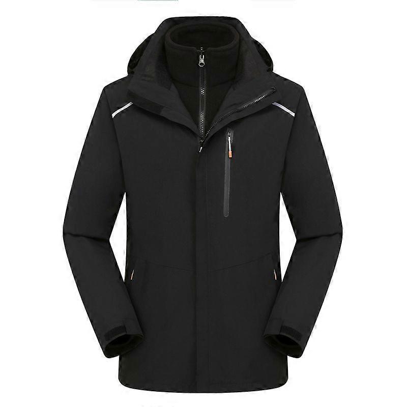 Men Women Ski Jacket Warm Windproof Winter Overalls Hoodie Waterproof Snowboard Jacket Outdoor Travel Climbing Fishing Clothes