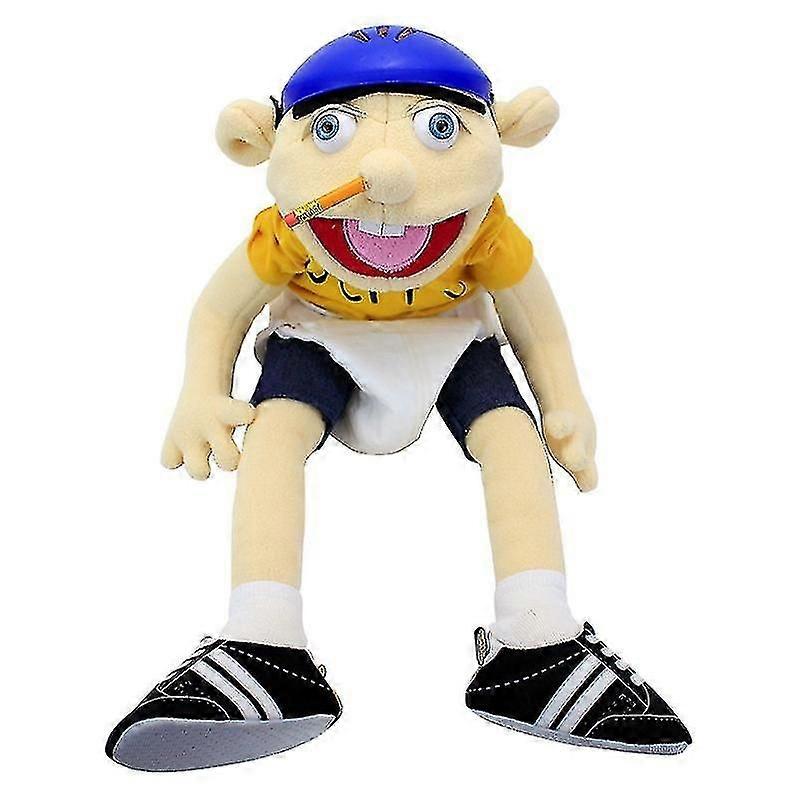 60cm Duży Jeffy Boy Hand Puppet Dzieci Miękka lalka Pluszowa Zabawna Impreza Rekwizyty Świąteczne Zabawki Prezent dla Dzieci