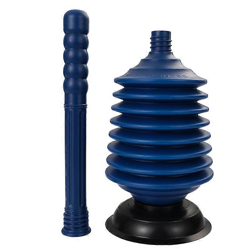 Toilet Plunger Soft Rubber High Pressure Drain Unblocker Handheld Clog Remover for Bathroom Sink and Toilet Cleaning