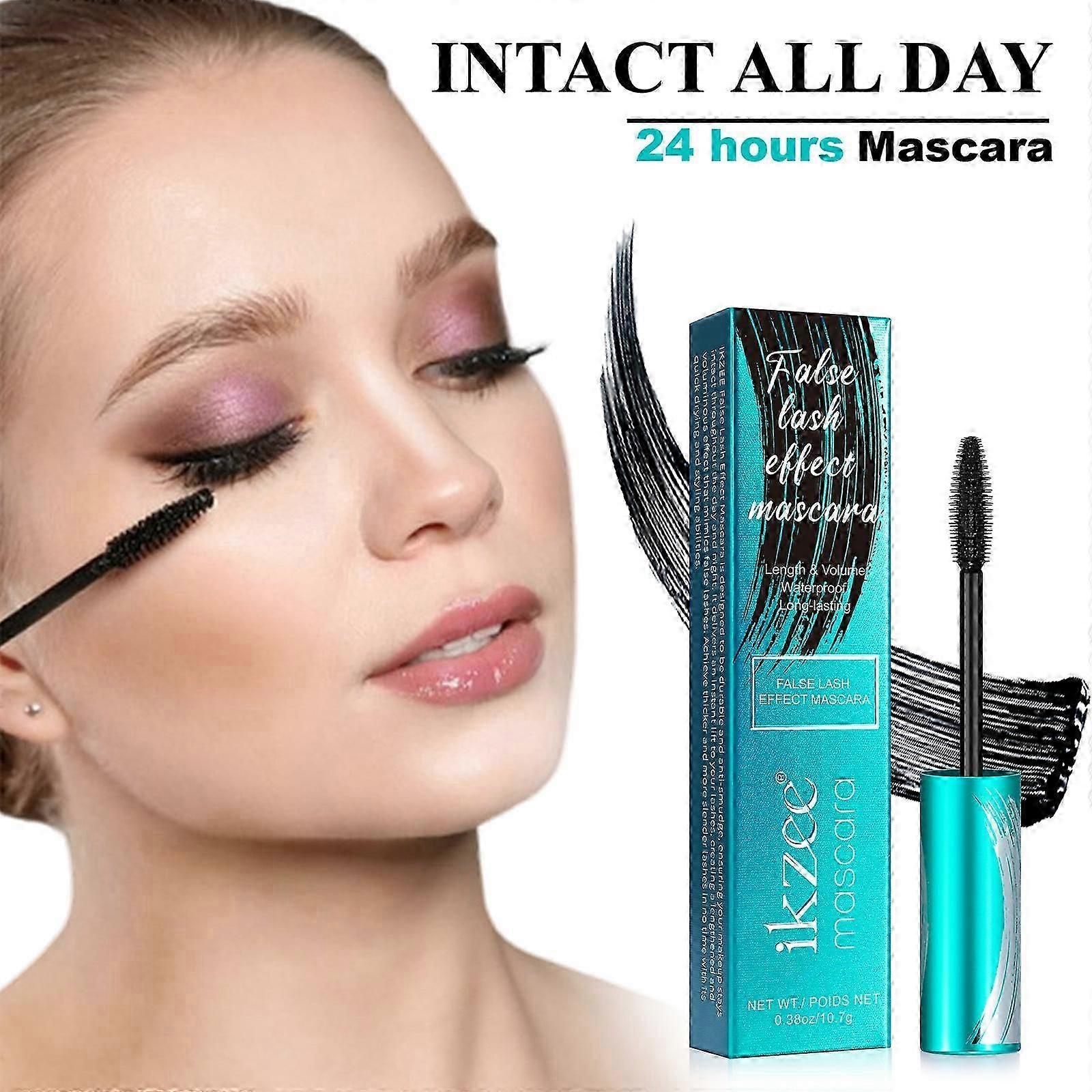 ExquisiteMascara Liquid Lash Extensions Mascara, Makes Lash Thicker and Slender, Waterproof and Sweatproof
