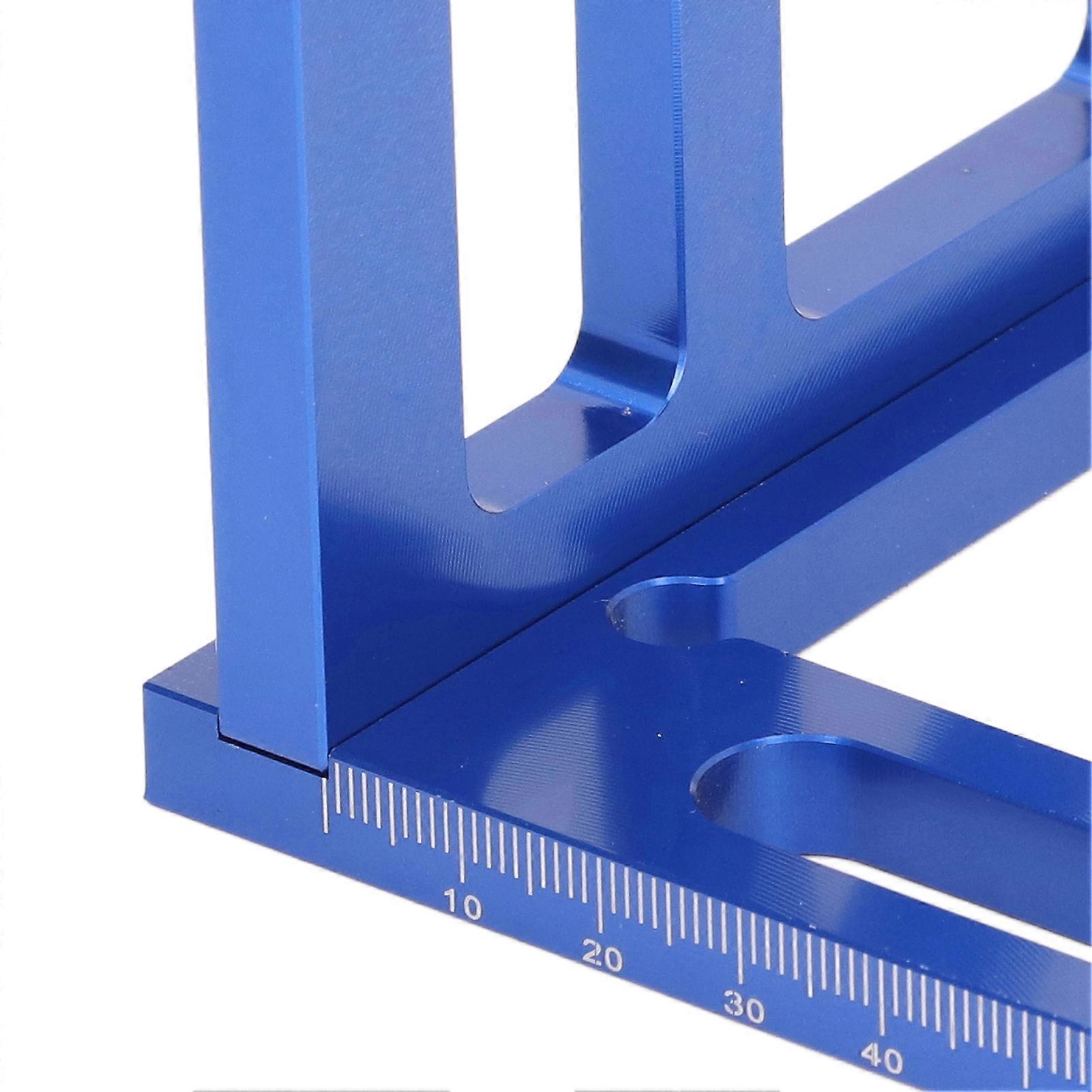 45-90 Degree Angle Measuring Ruler, Accurate and Efficient Measurement, Aluminum Alloy, for Woodworking