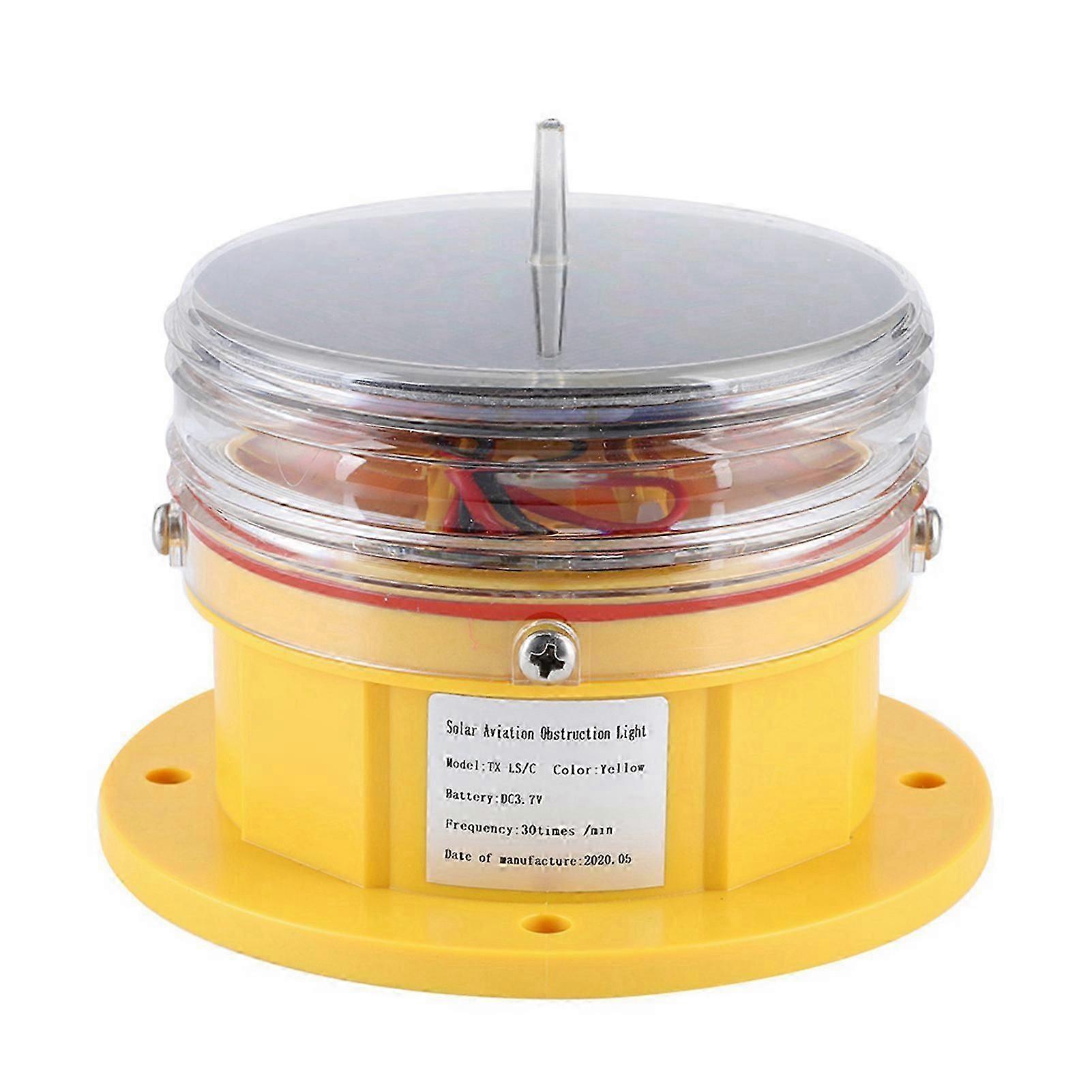 ソーラーパワーIP68防水マリンビーコンライト(船舶、ボート、ドック用) - Safety Flashing 360