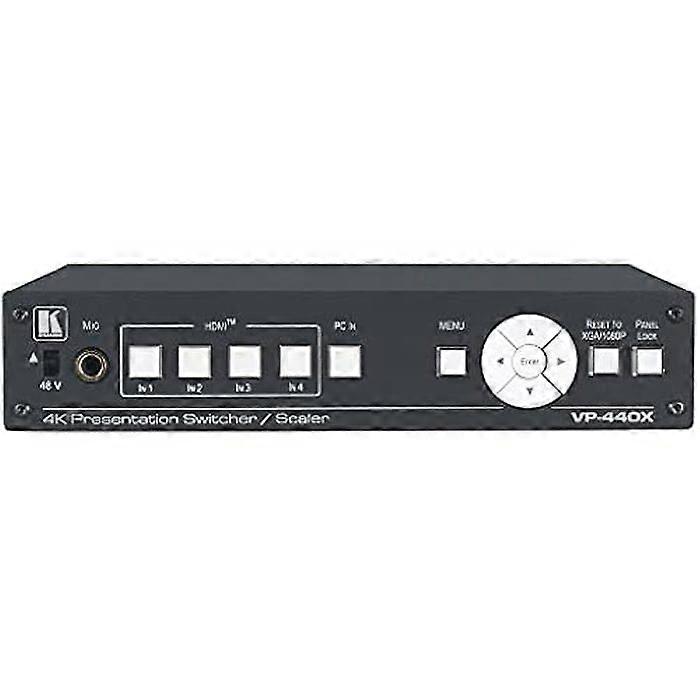 Switcher/Scaler - KRAMER - VP-440X - 18G 4K - HDBASET &amp; HDMI - Scaler Technology