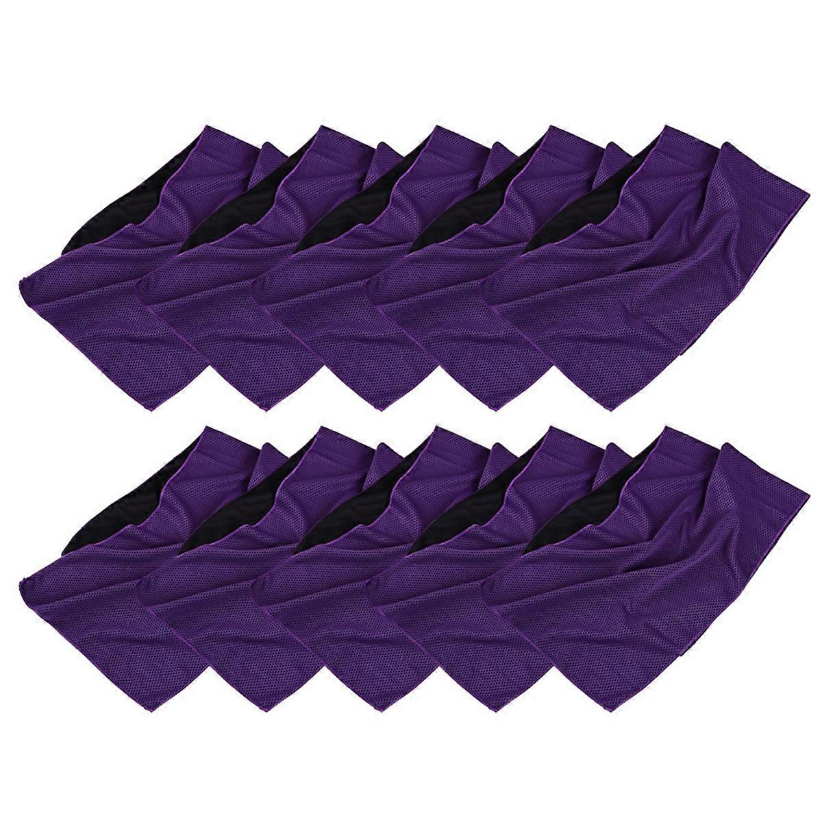 Purple Cool sports quick-drying towel suitable for gym