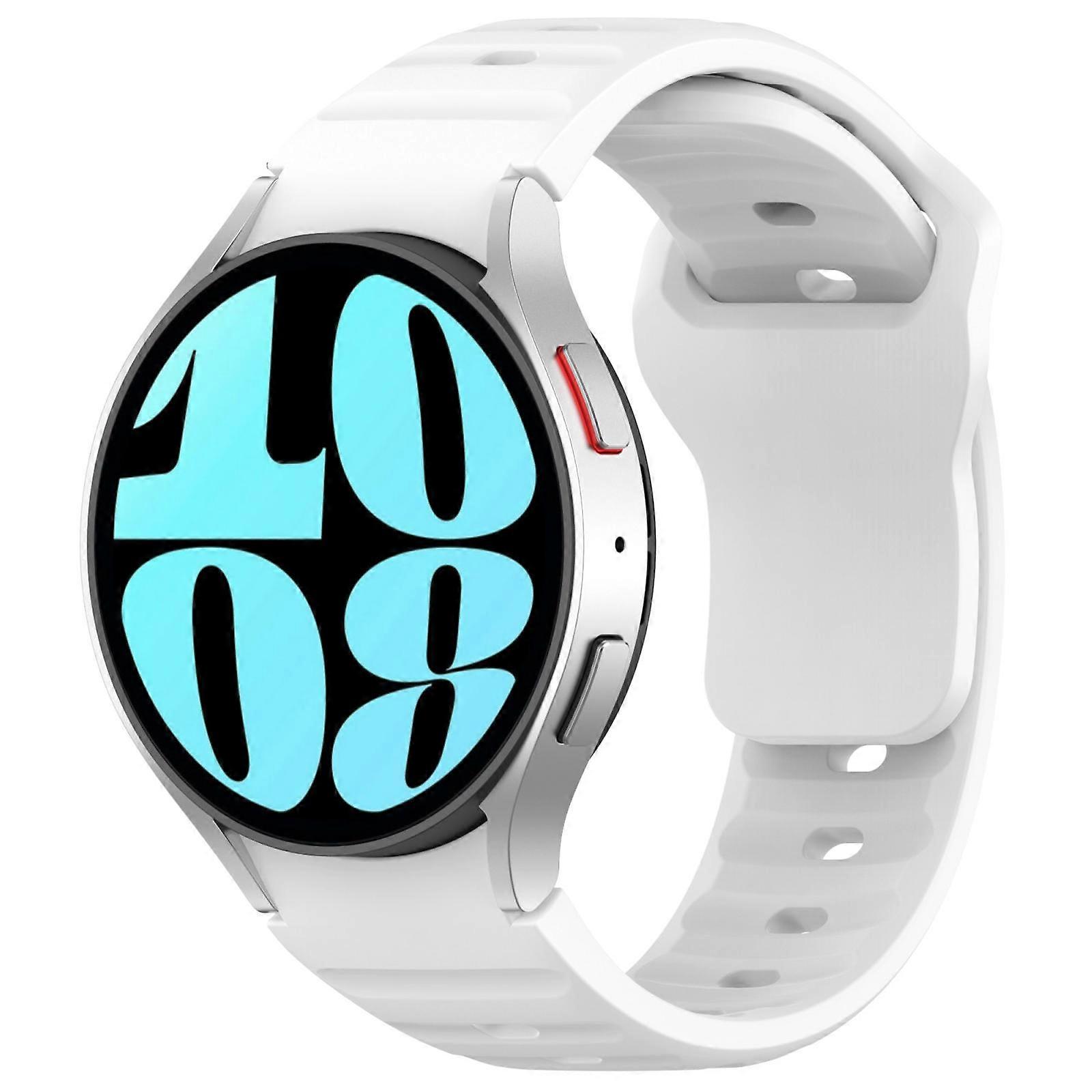 Kalebol Reverse Buckle Wave Pattern Silicone Strap For Samsung Galaxy Watch7 / 6 / 5