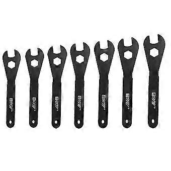 Boy 7pcs Bike Hub Cone Wrench Wheel Axle Pedal Spanner Repair Tool 13-19mm Bicycle Head Open Cone S
