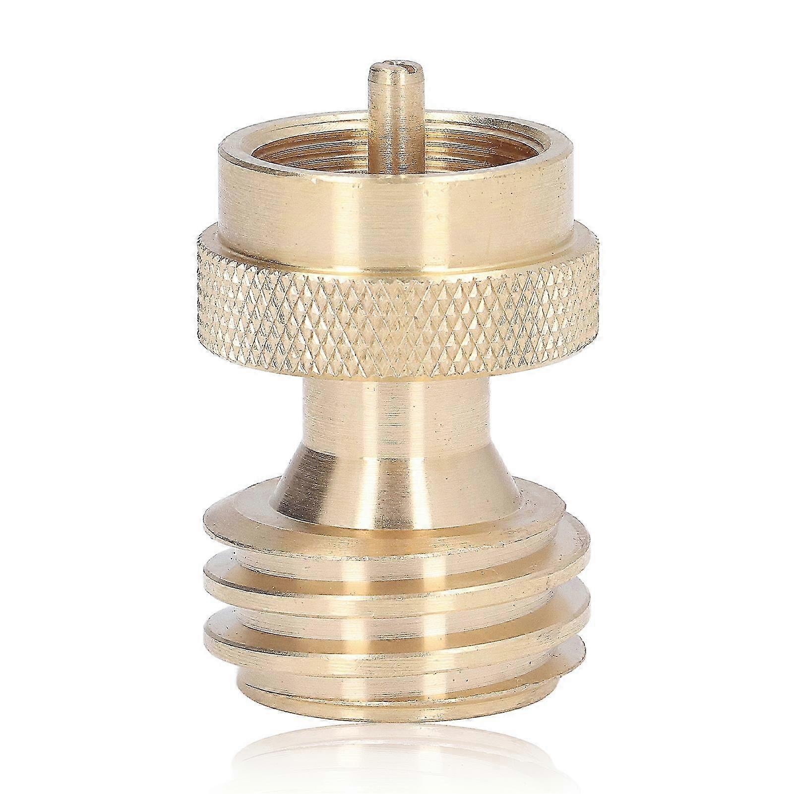 מתאם מיכל פרופאן פליז קטן מילוי שסתום מילוי ממיר מיכל גז לקמפינג