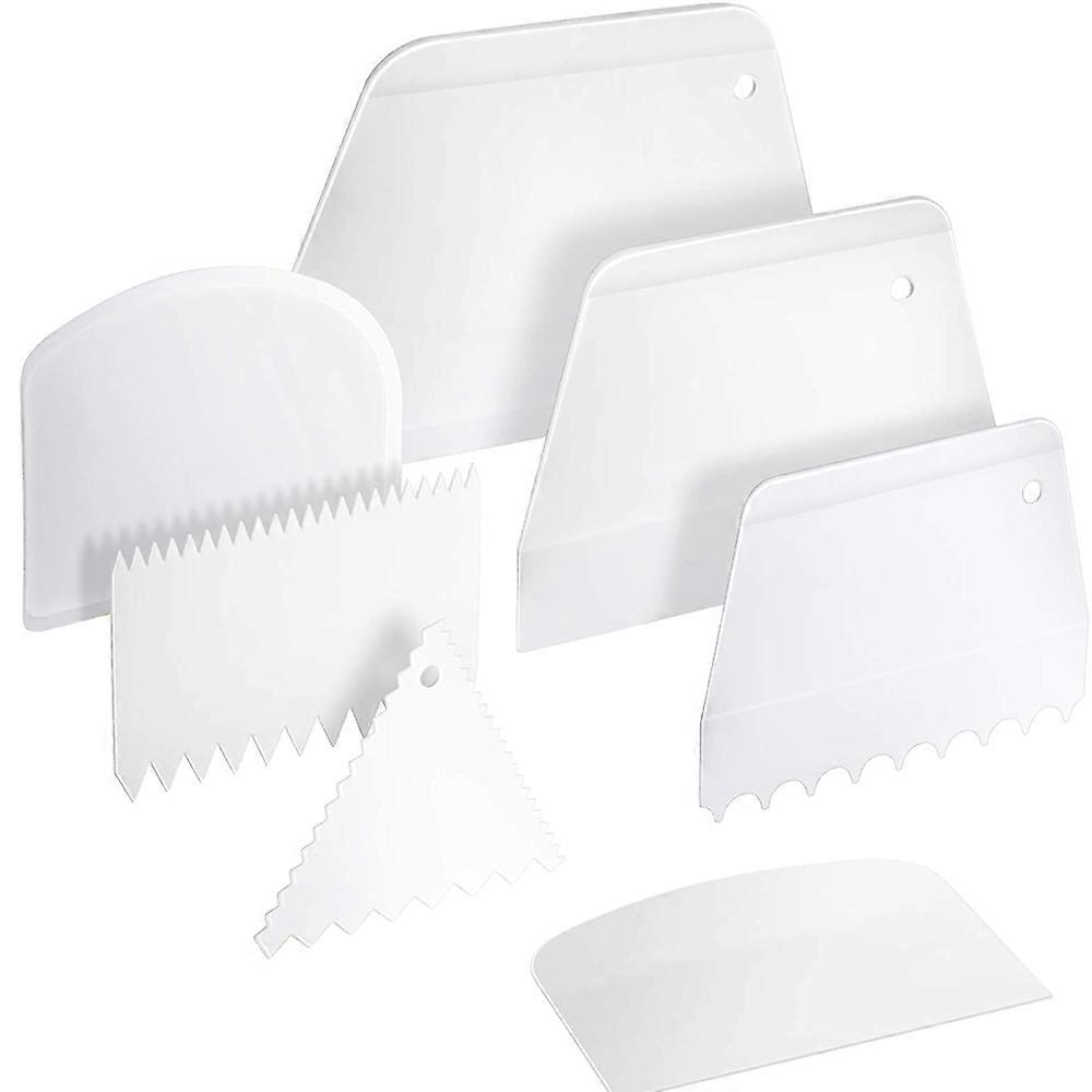 Innovative Pastry Scraper Cutter, Non-slip Handle with Eyelet Design, Flat Edge Cleaner for Utensil Protection, Ideal for DIY Cakes and Pastries