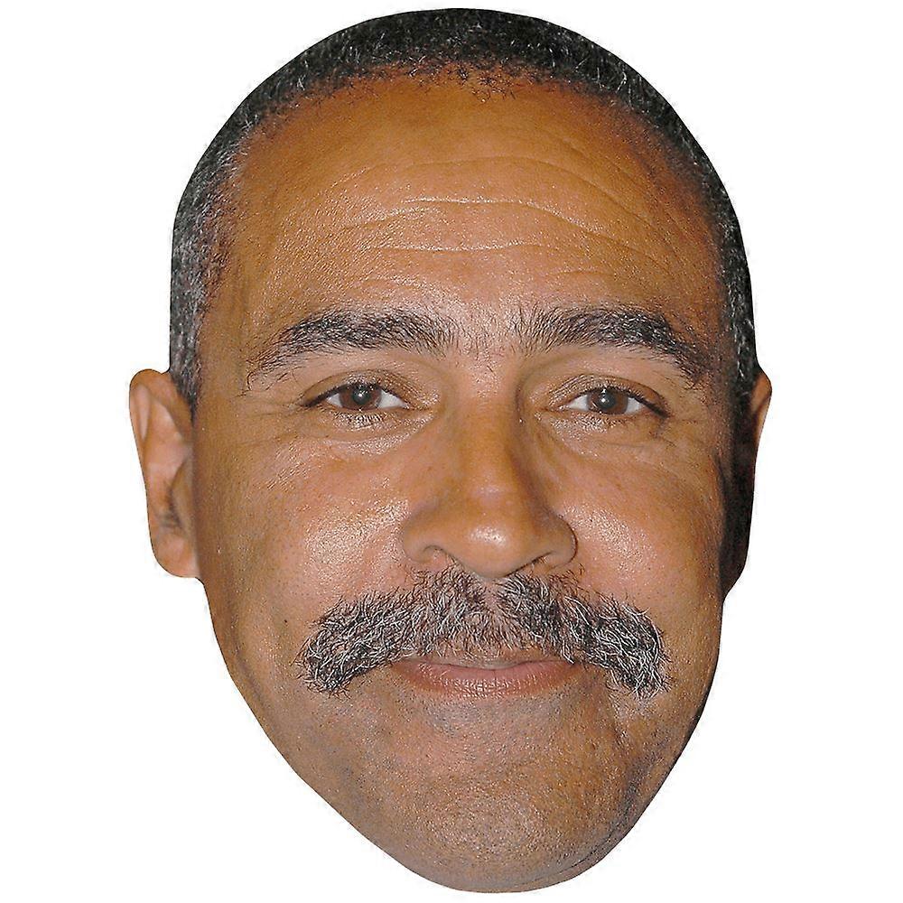 Francis Thompson (Moustache) Celebrity Mask, Flat Card Face