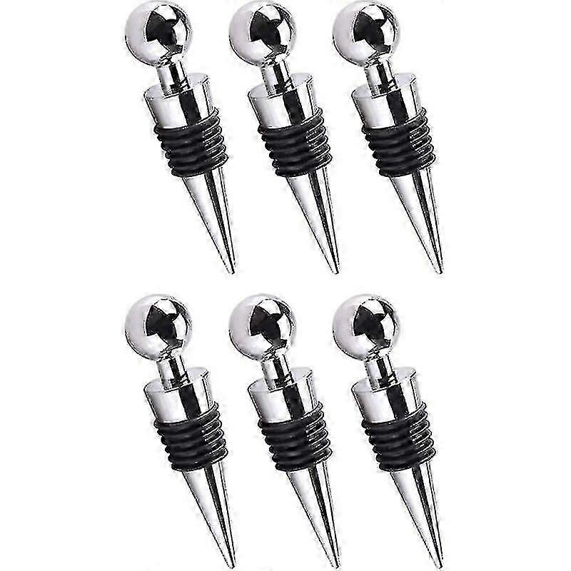 6pcs Bottle Stopper For Red Champagne Beer Saver Er -