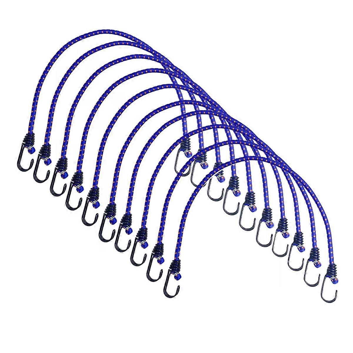 Bungee Cord High Elasticity Rubber Tied Rope With Hooks,A