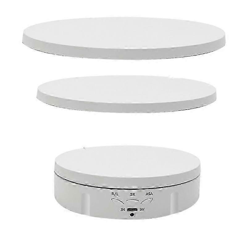 3 Speeds Electric Rotating Visualizer 360 Turntable USB Charge Display Stand for Video Prop Jewelr