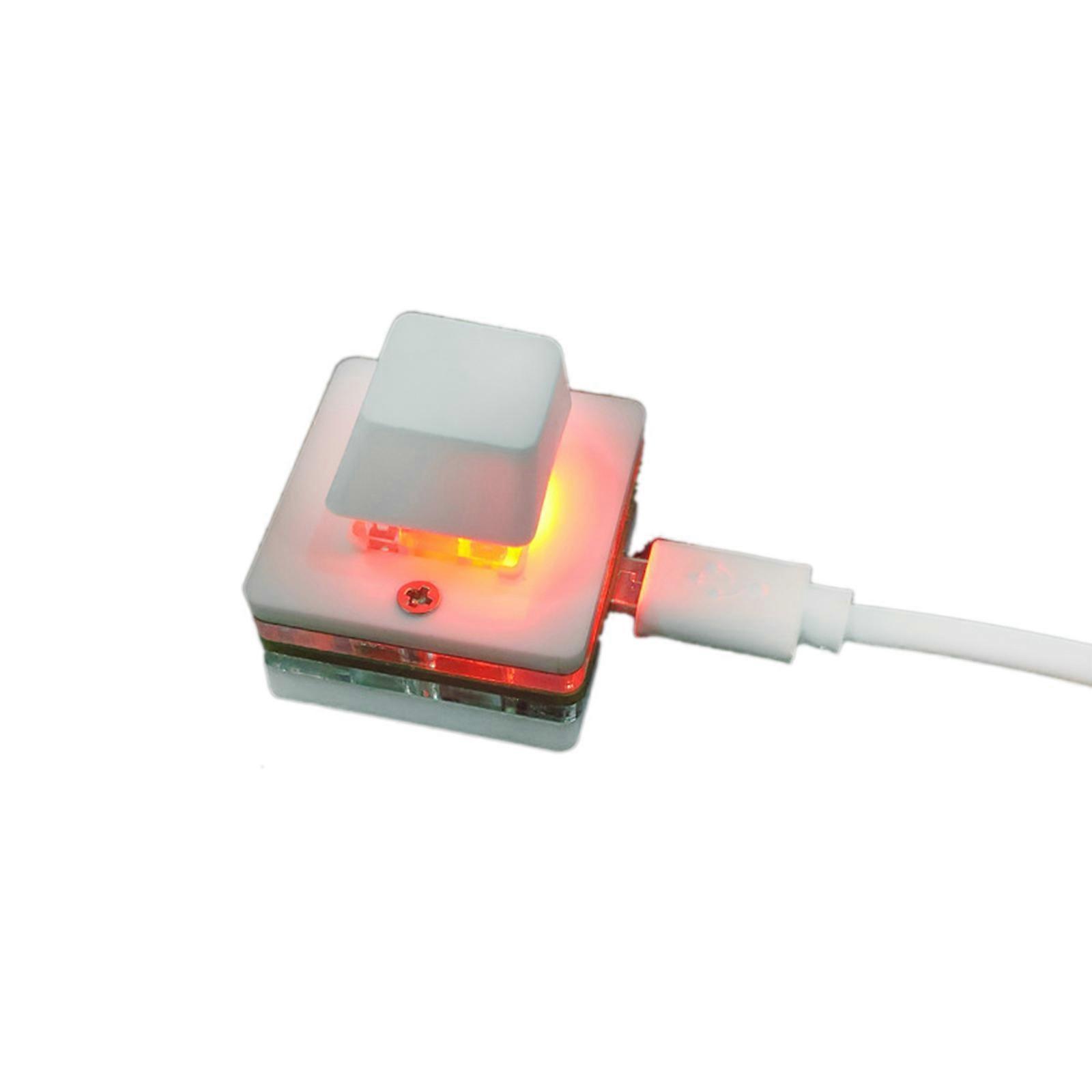 OSU One-Button Copy&Paste Keypad, USB Numeric Keypad Programming Macro Silent- Switch Red/Green/Tea-/White Practical Multicolor