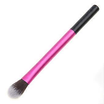 Pink Aluminum Tube Makeup Brush Highlights Eye Shadow Brush