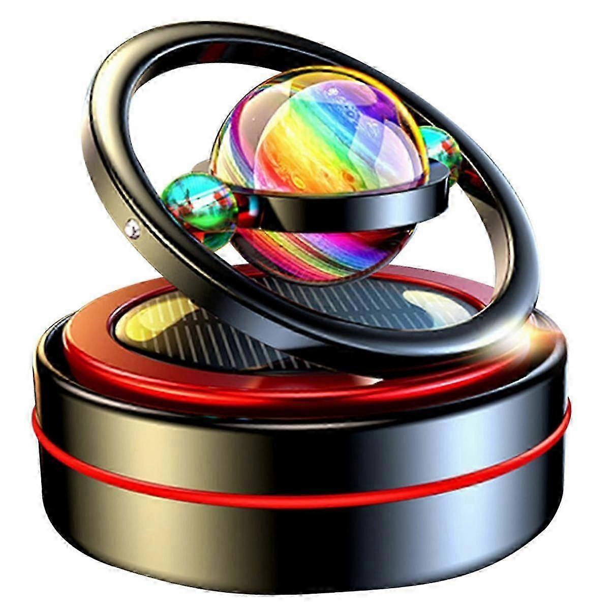Solar Rotating Aromatherapy Car Diffuser Dashboard Ornaments Solar Car Air Freshener Auto Spin Car