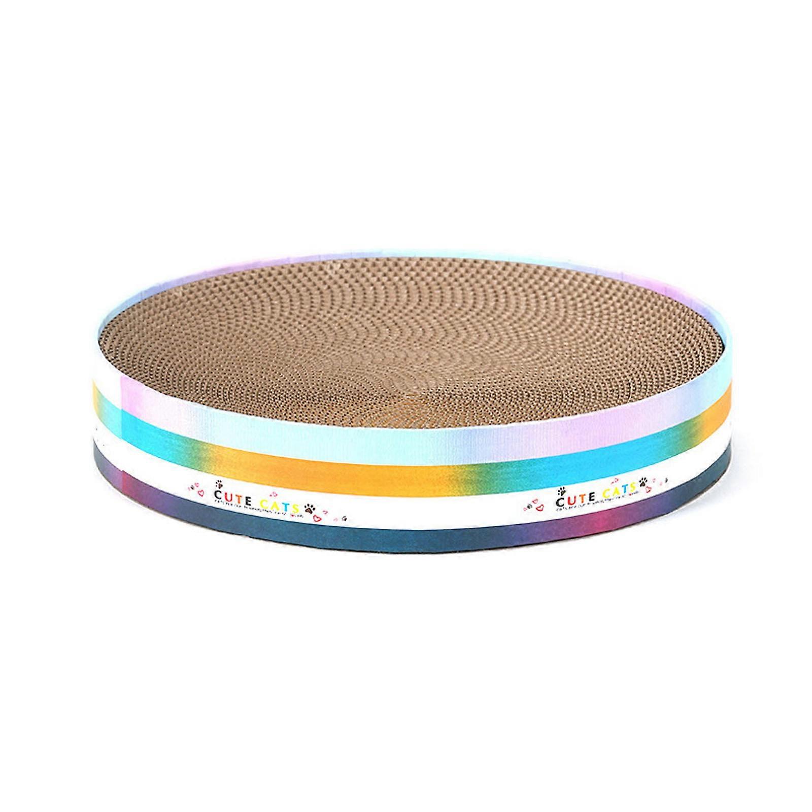 Cat Kitten Interactive Scratcher Rest Bed Scratching Pad Cat Training Scratch Corrugated Cardboard Pad  S
