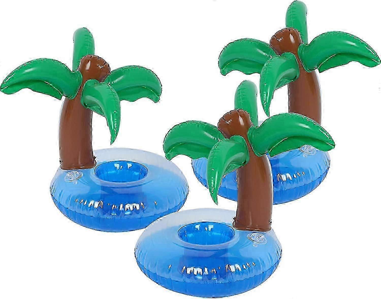 Inflatable Drink Holder 3 Pack Drink Pool Floats Cup Holders