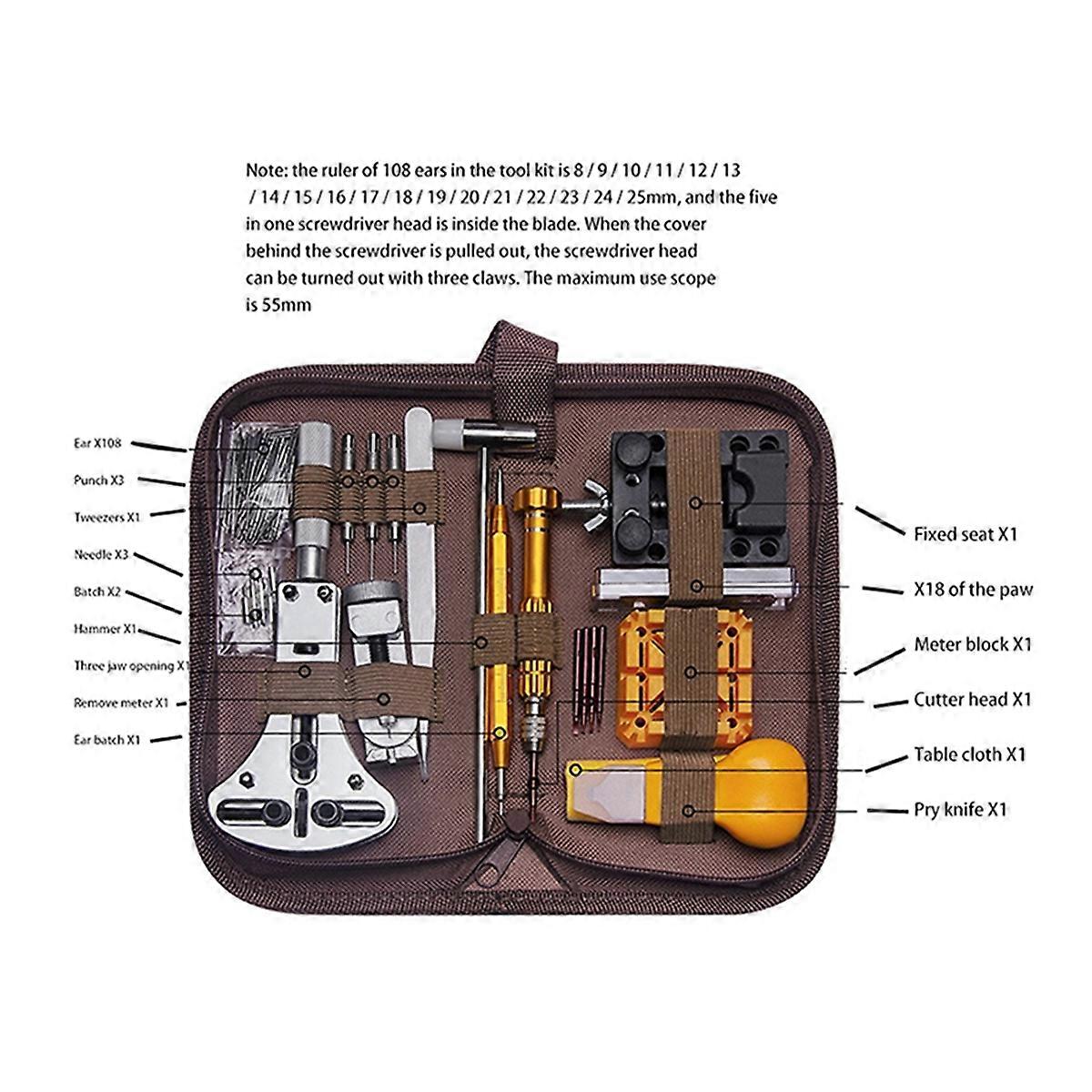 149-In-1 Watch Repair Tool Kit Hand Screwdriver Set Wireless Remover