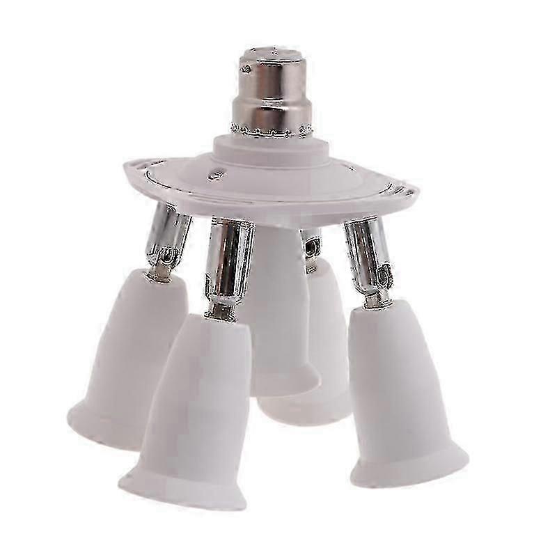 Holder Socket Splitter Lamp Base E27 Splitter 3/5 Heads Adjustable B22 To E27