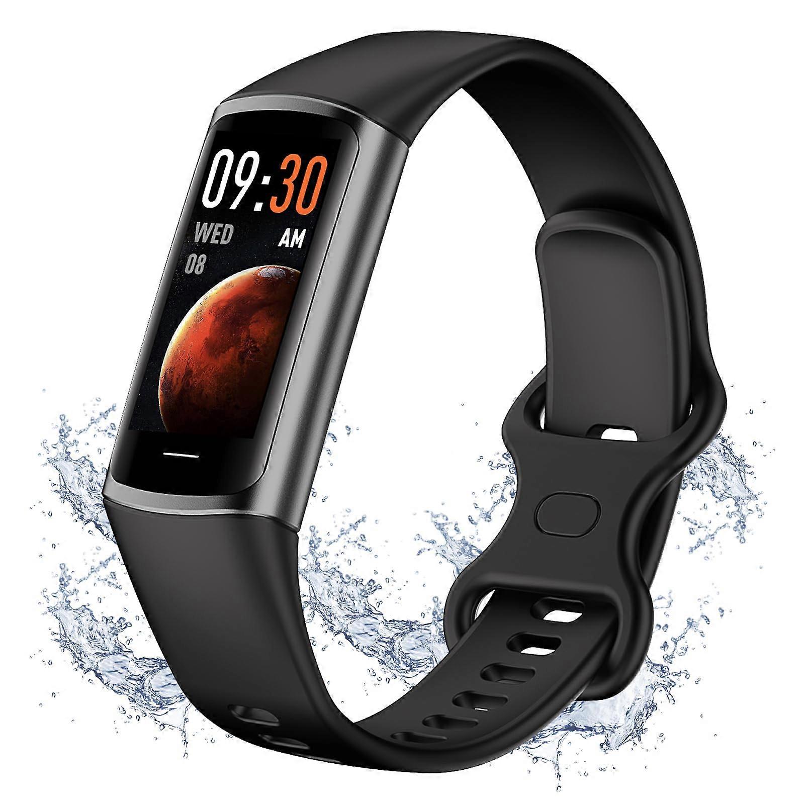 Fitness Tracker Waterproof Smartwatch, 25 Sports Modes, Heart Rate, SpO2, BP Monitor, Sleep, Steps, Android/iOS