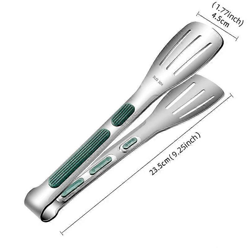 Stainless Steel Non-slip Bbq Salad Tongs Kitchen Utensils