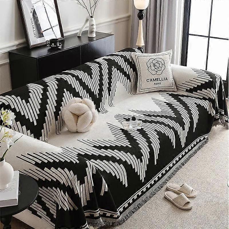 1pcs Premium Sofa Cover Home Fabric Summer Modern Luxury All Season Universal Anti Pet Scratch Mat Nordic Style Sofa Blanket