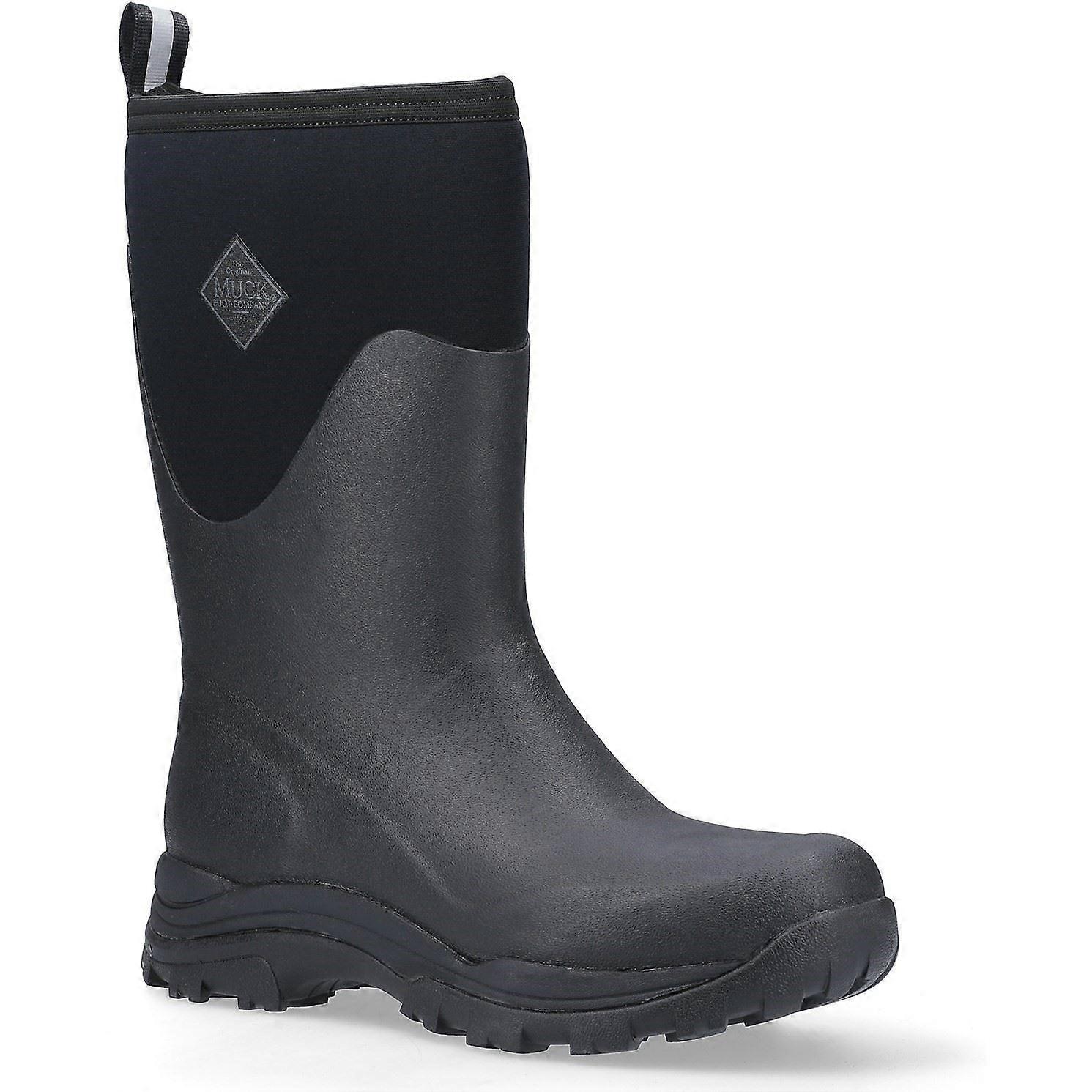 Muck Boots Arctic Outpost Mid Black Rubber/Neoprene Male Textile/Weather Wellingtons-14