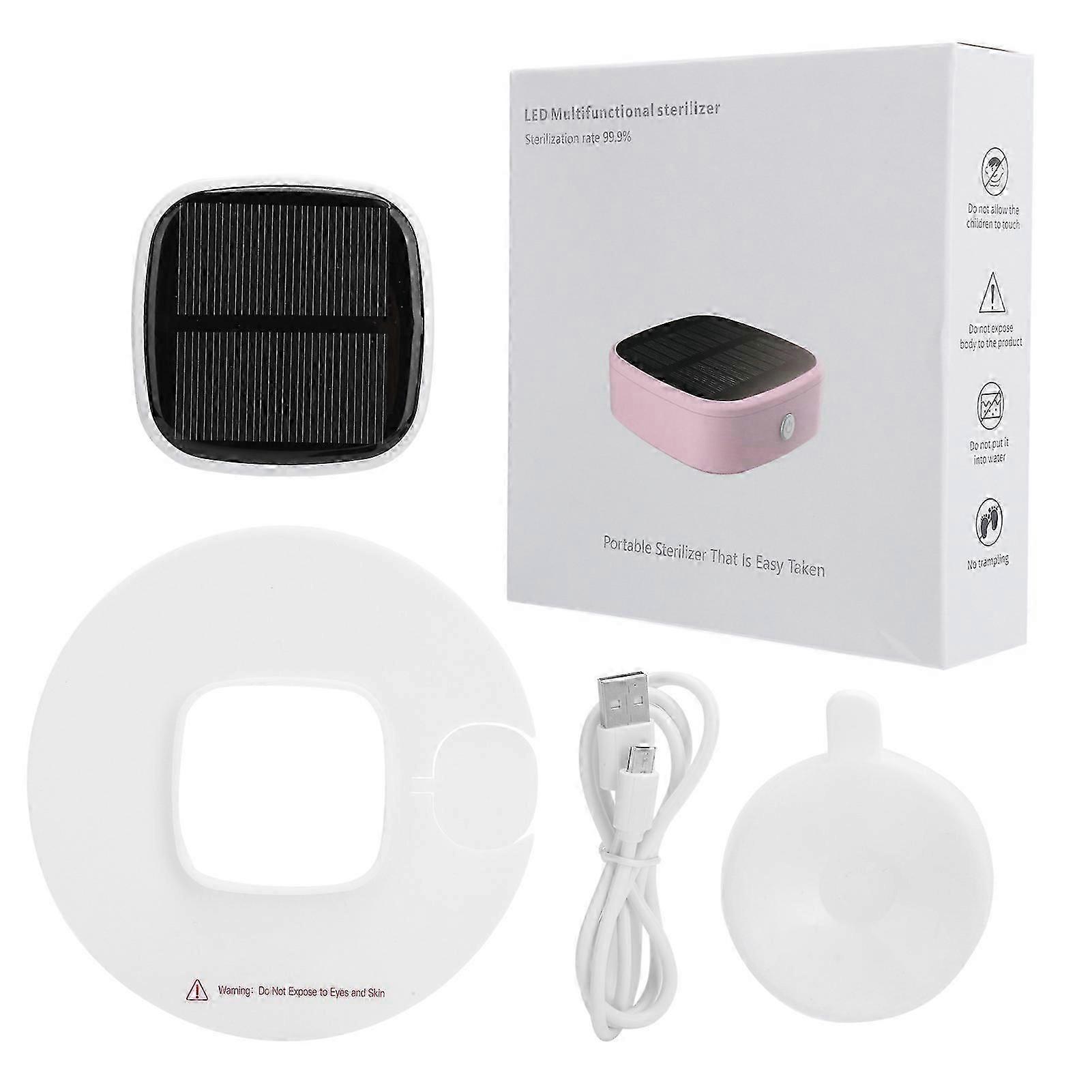 UVC LED Cleaner Multifunction Portable Solar Power Odor Removal Cleaning Machine