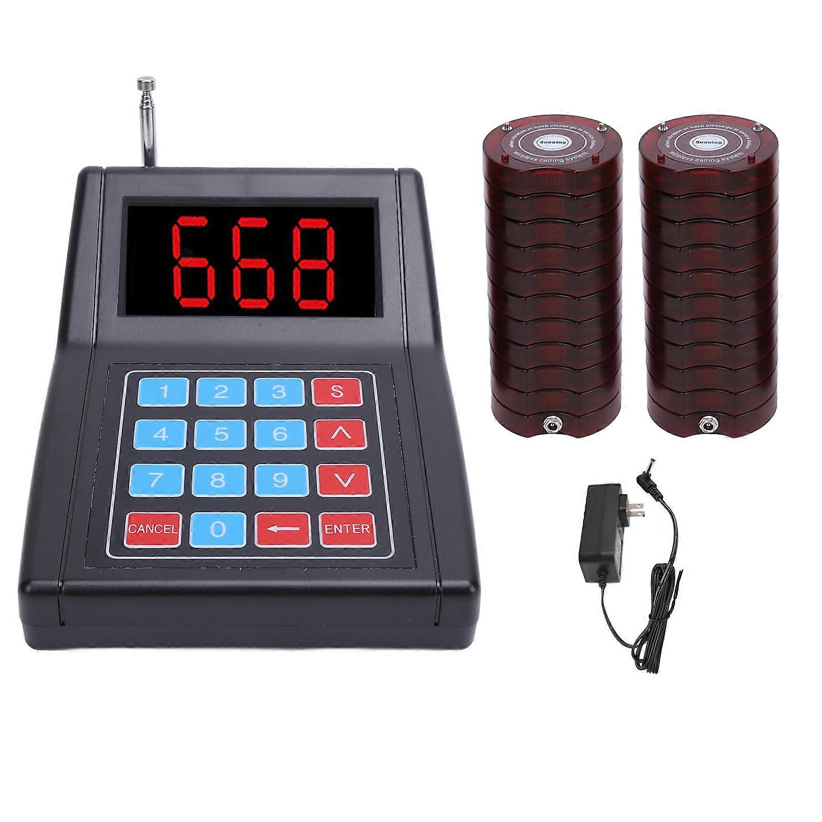 Restaurant Pagers 20 Order Buzzers for Servers Wireless Guest Paging System Queuing Calling Beepers SU-668