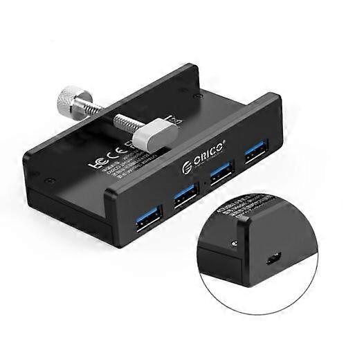 MH4PU-P Clip 4 Ports USB 3.0 Type A HUB (with for Android Power Port)