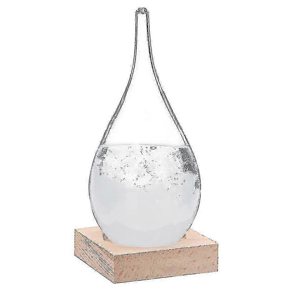Storm Glass Weather Station,drop-shaped Weather Predictor Weather Forecaster Tool For Home And Room Desktop Decoration
